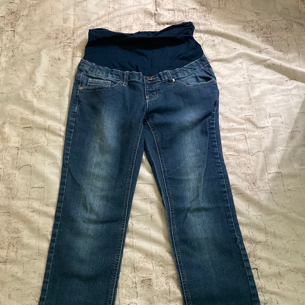 New recruit straight maternity jeans size small